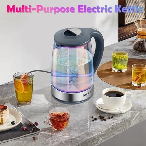 Why We⁢ Love the TOPWIT Colorful Glass Electric⁤ Kettle