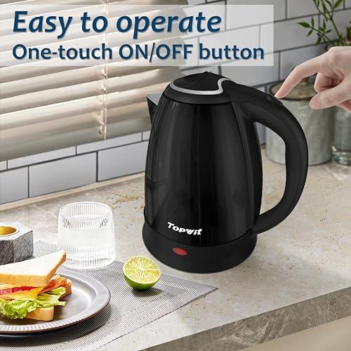 Boiling Perfection: Our Experience with the⁢ TOPWIT Electric Kettle